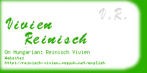 vivien reinisch business card